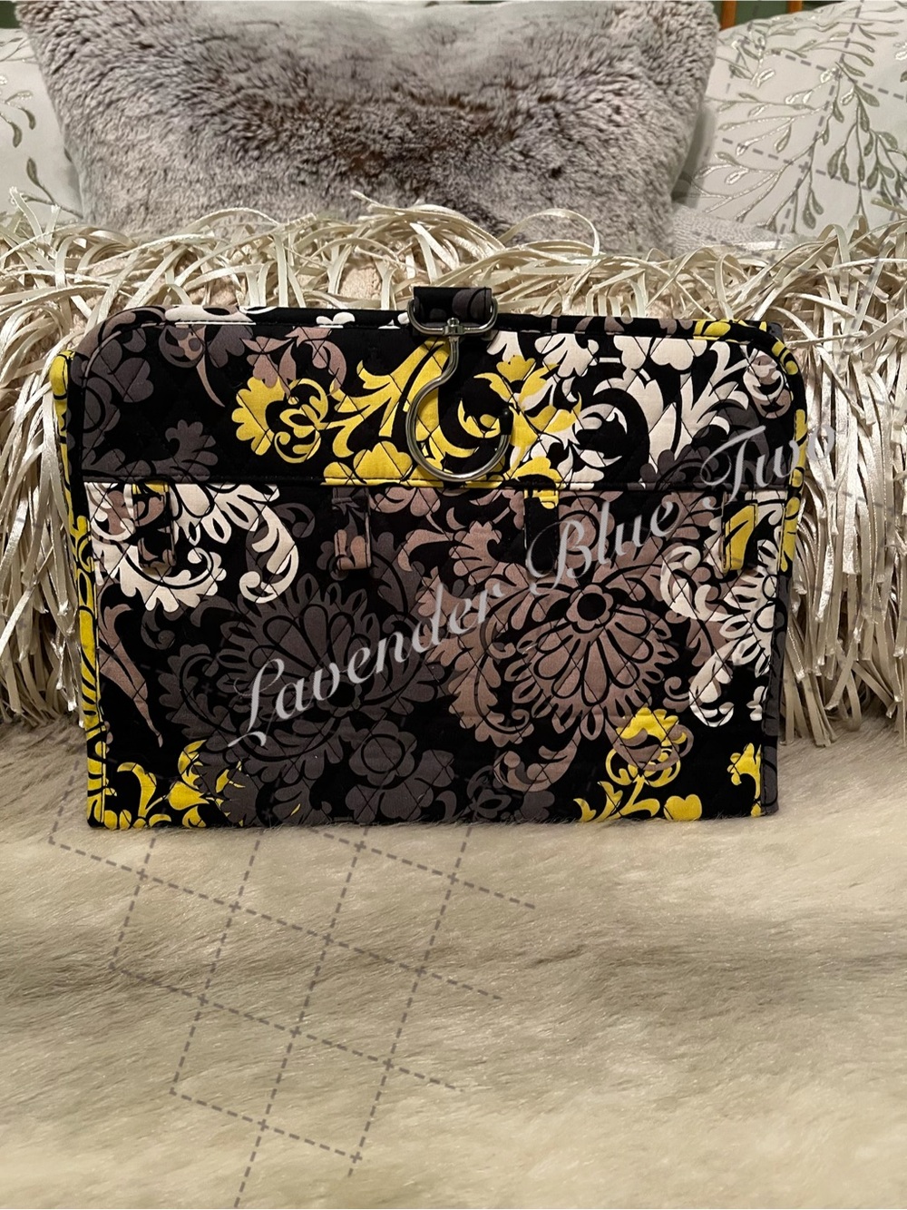 VERA BRADLEY BAROQUE 2008 Keep It Up Travel 19 Storage Sections Jewlery Case